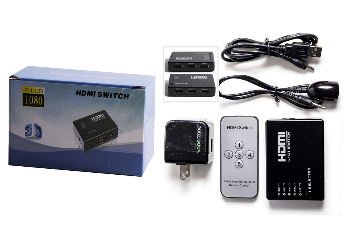 MAG882 5X1 HDMI Switcher with IR remote
