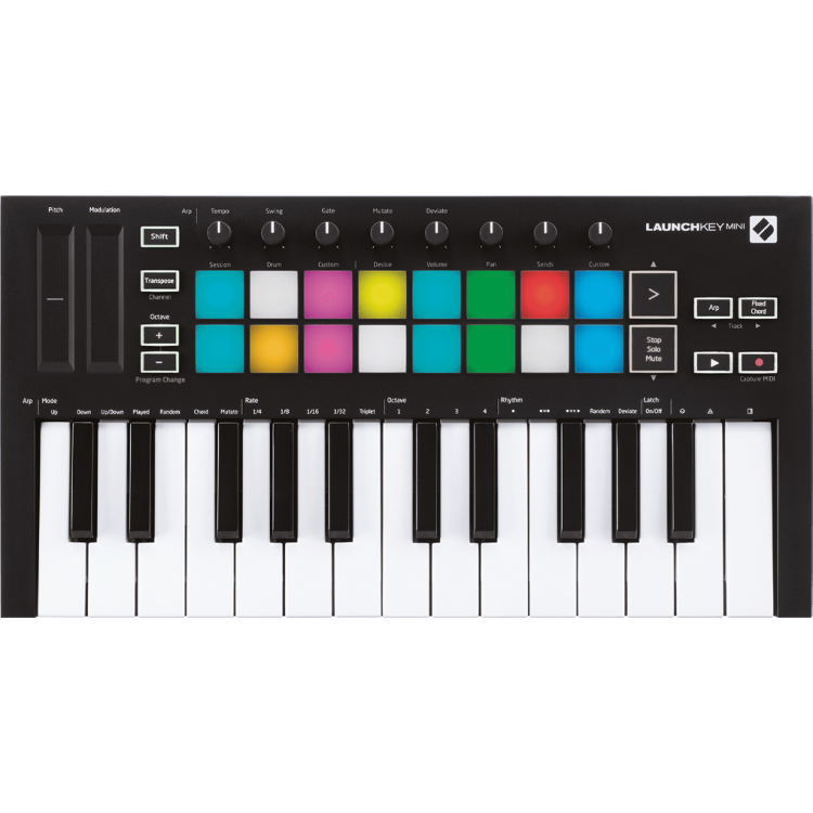 Launchkey Mini portable 25-mini-key MIDI keyboard controller